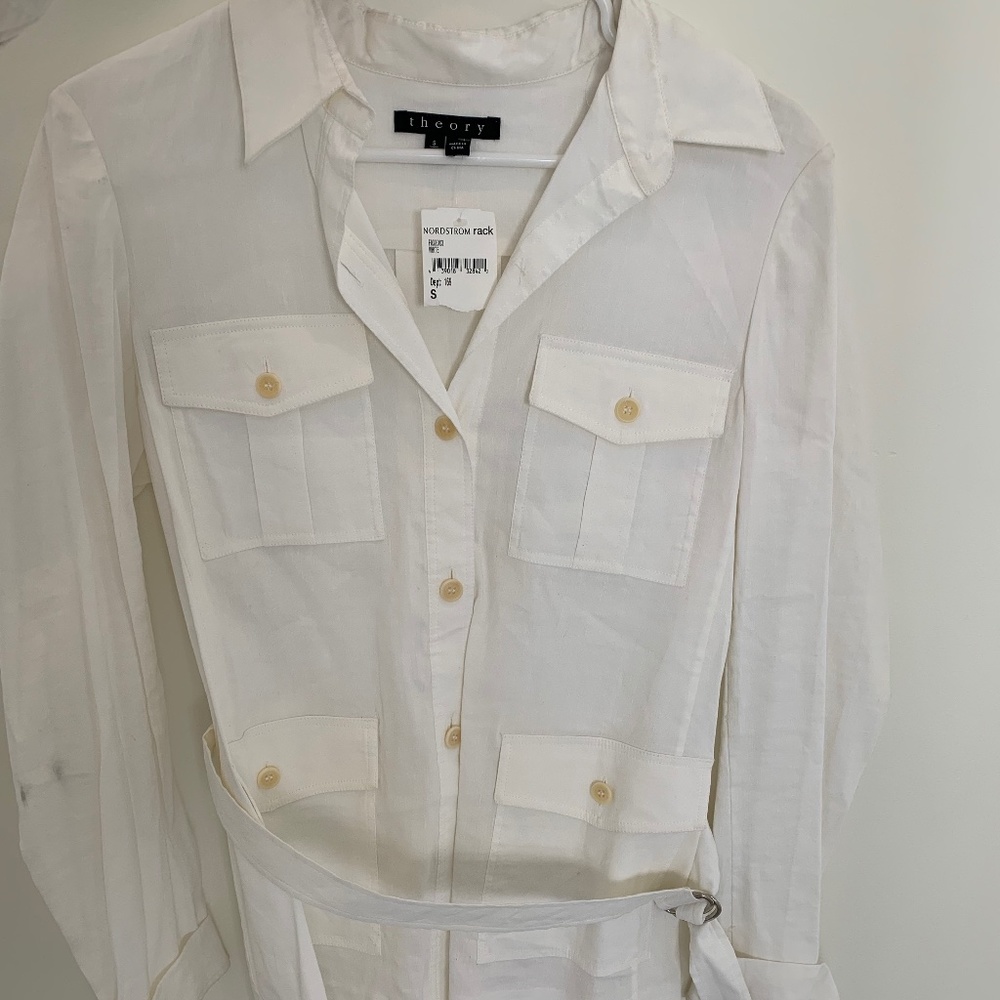 Nordstroms White Linen jacket